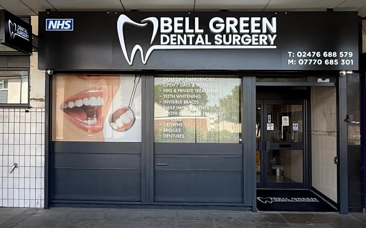 Bell Green Dental surgery — photo from their Google listing