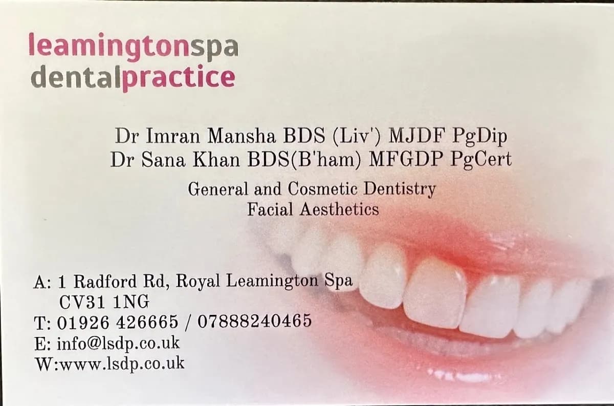 Imran Mansha Dentist — photo from their Google listing