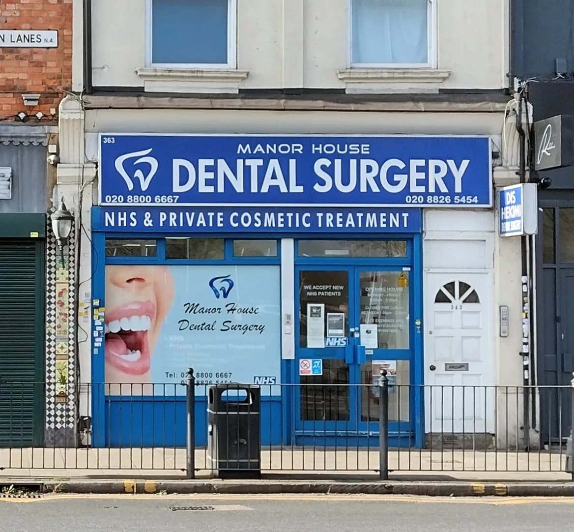 Manor House Dental Surgery — photo from their Google listing