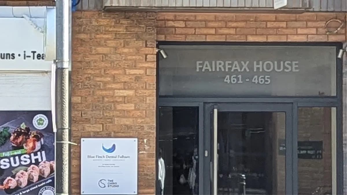 Blue Finch Dental - Fulham Dentist - Invisalign Fulham - Dentist Home Visits — photo from their Google listing