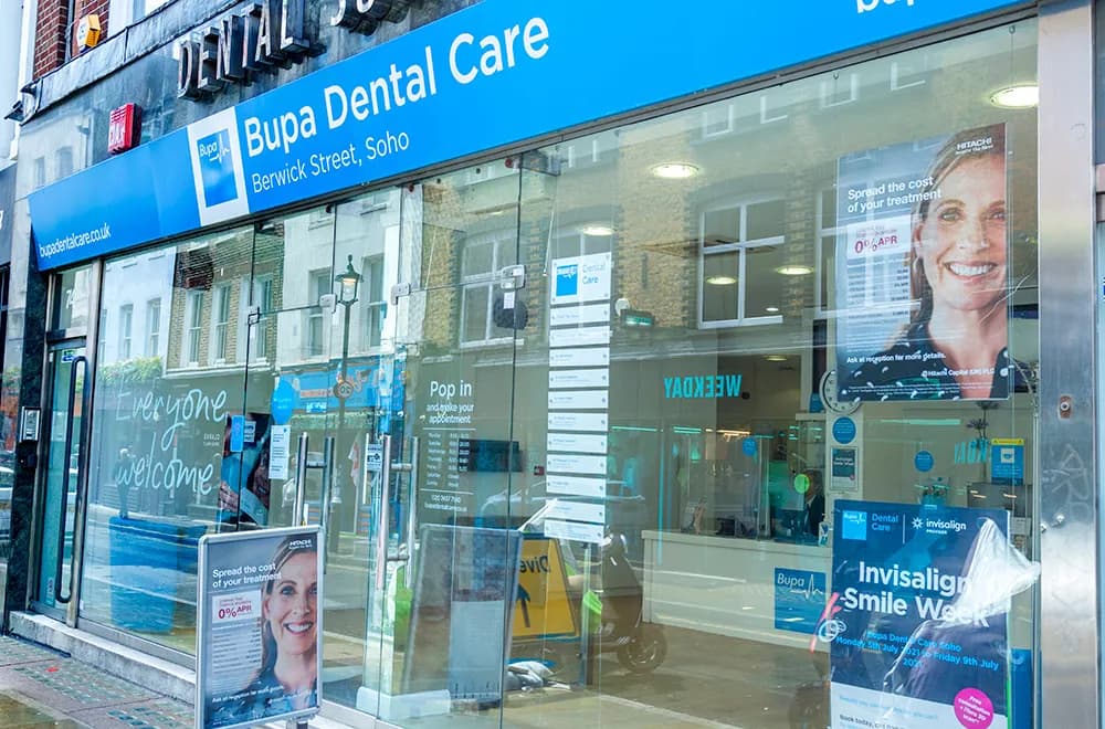 Bupa Dental Care Soho — photo from their Google listing