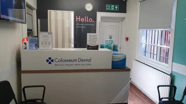Wood Green Dental Clinic coliseum dental practice — photo from their Google listing
